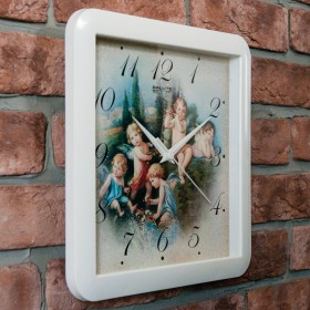 Часы настенные П-А7-327 Ангелы в Шарыпово - sharypovo.katalogmebeli.com | фото
