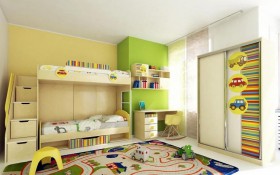 Детская комната Клаксон (Бежевый/корпус Клен) в Шарыпово - sharypovo.katalogmebeli.com | фото 3