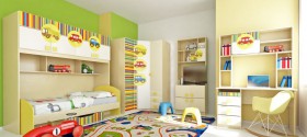 Детская комната Клаксон (Бежевый/корпус Клен) в Шарыпово - sharypovo.katalogmebeli.com | фото 5