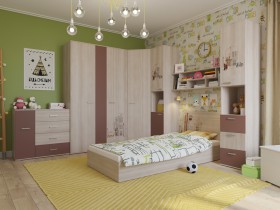 Детская комната Лимбо-1 в Шарыпово - sharypovo.katalogmebeli.com | фото 2