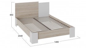 Кровать без ПМ «Сэнди» Тип 1 (без подъемного механизма) в Шарыпово - sharypovo.katalogmebeli.com | фото 4