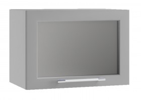 Гарда ПГС 500 шкаф верхний горизонтальный со стеклом Джинс в Шарыпово - sharypovo.katalogmebeli.com | фото