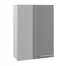 Гарда ВПУ 650 шкаф верхний угловой высокий (Белый/корпус Серый) в Шарыпово - sharypovo.katalogmebeli.com | фото