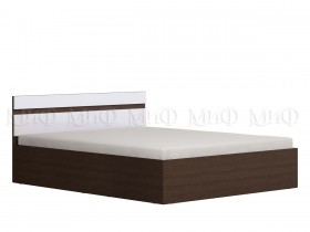 Ким кровать 1,4 (Венге/белый глянец) в Шарыпово - sharypovo.katalogmebeli.com | фото