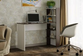 Компьютерный стол №3 (Венге/Белый) в Шарыпово - sharypovo.katalogmebeli.com | фото