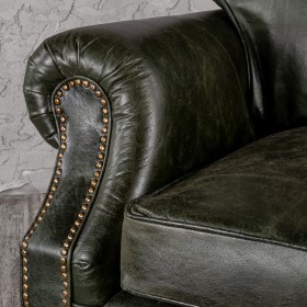 Кресло кожаное Лофт Аристократ (ширина 1070 мм) в Шарыпово - sharypovo.katalogmebeli.com | фото 5