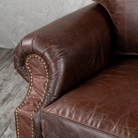 Кресло кожаное Лофт Аристократ (ширина 1100 мм) в Шарыпово - sharypovo.katalogmebeli.com | фото 5