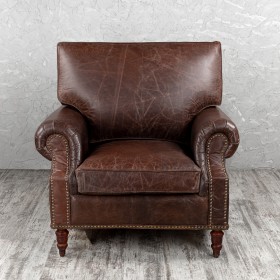 Кресло кожаное Лофт Аристократ (ширина 1100 мм) в Шарыпово - sharypovo.katalogmebeli.com | фото 8