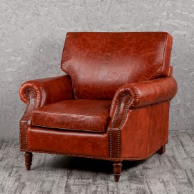 Кресло кожаное Лофт Аристократ (кожа буйвола) в Шарыпово - sharypovo.katalogmebeli.com | фото