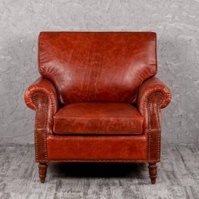 Кресло кожаное Лофт Аристократ (кожа буйвола) в Шарыпово - sharypovo.katalogmebeli.com | фото 8