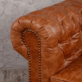 Кресло кожаное Лофт Честер (кожа буйвола) в Шарыпово - sharypovo.katalogmebeli.com | фото 5