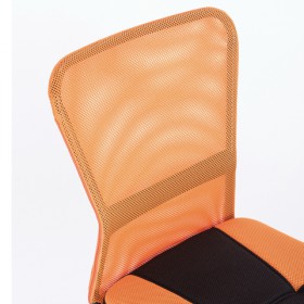Кресло компактное BRABIX Smart MG-313 (черный, оранжевый) в Шарыпово - sharypovo.katalogmebeli.com | фото 4