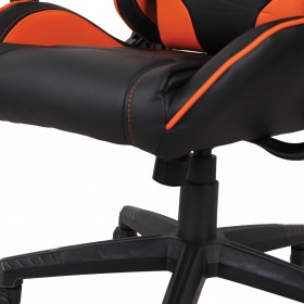 Кресло компьютерное BRABIX GT Racer GM-100 (черный, оранжевый) в Шарыпово - sharypovo.katalogmebeli.com | фото 2