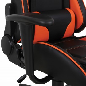 Кресло компьютерное BRABIX GT Racer GM-100 (черный, оранжевый) в Шарыпово - sharypovo.katalogmebeli.com | фото 3