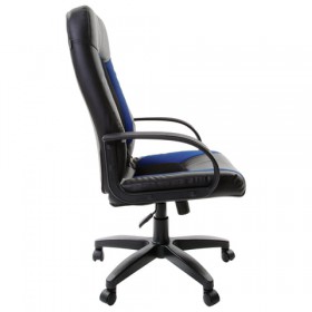 Кресло офисное BRABIX Strike EX-525 (сине-черный) в Шарыпово - sharypovo.katalogmebeli.com | фото 2