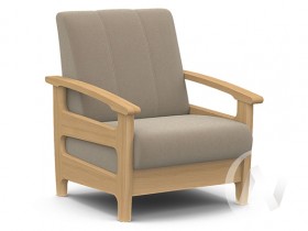 Кресло для отдыха Омега (бук лак/CATANIA LATTE) в Шарыпово - sharypovo.katalogmebeli.com | фото 1