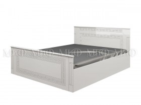 Кровать Афина-1 1,4 м (Белый/Белый глянец) в Шарыпово - sharypovo.katalogmebeli.com | фото