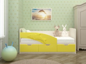 Кровать детская 1,6м Дельфин (Розовый металлик) в Шарыпово - sharypovo.katalogmebeli.com | фото 3