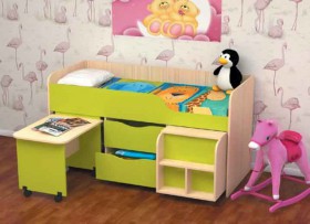 Кровать детская Гномик в Шарыпово - sharypovo.katalogmebeli.com | фото