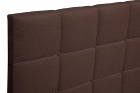 Кровать "Диана" ш. 1400 (Н=1010мм) (жаккард шоколад) в Шарыпово - sharypovo.katalogmebeli.com | фото 5