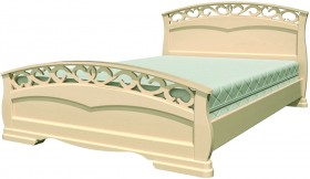 Кровать Грация-1 из массива сосны 1600*2000 Белый античный в Шарыпово - sharypovo.katalogmebeli.com | фото 17