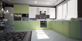 Модульная кухня Парма 1,6 м (Бирюза) в Шарыпово - sharypovo.katalogmebeli.com | фото