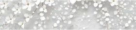 Кухонный фартук КМ 481 Абстракция цветы бетон в Шарыпово - sharypovo.katalogmebeli.com | фото