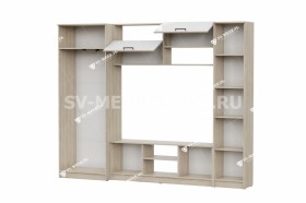 Мебель для гостиной МГС 3 Исполнение 1 Дуб Сонома / Белый в Шарыпово - sharypovo.katalogmebeli.com | фото 3