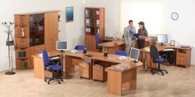 Мебель для персонала Альфа 61 Ольха в Шарыпово - sharypovo.katalogmebeli.com | фото