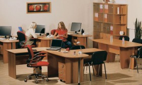 Мебель для персонала Рубин 42 Светлый миланский орех в Шарыпово - sharypovo.katalogmebeli.com | фото