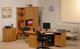 Мебель для персонала Рубин 42 Светлый миланский орех в Шарыпово - sharypovo.katalogmebeli.com | фото 2