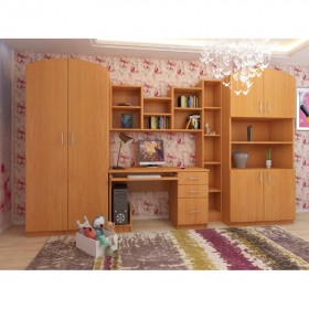 Детская Мишутка Комплект мебели (Вишня оксфорд) в Шарыпово - sharypovo.katalogmebeli.com | фото 1