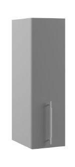 Монца ВП 200 шкаф верхний высокий (Кварц черный/корпус Серый) в Шарыпово - sharypovo.katalogmebeli.com | фото