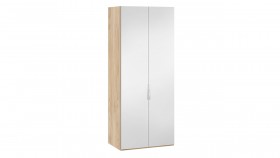 Шкаф для одежды с 2 зеркальными дверями «Эмбер» Яблоня Беллуно в Шарыпово - sharypovo.katalogmebeli.com | фото
