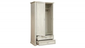 Шкаф для одежды "Сохо" (бетон пайн белый/2 ящика/зеркало) в Шарыпово - sharypovo.katalogmebeli.com | фото 3