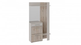 Шкаф для одежды «Нуар» тип 1 Фон серый/Дуб сонома в Шарыпово - sharypovo.katalogmebeli.com | фото 2