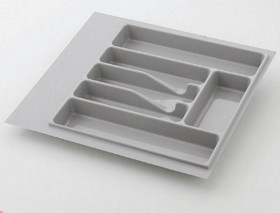 Вкладыш для кухонных принадлежностей, серый, Volpato 300 мм в Шарыпово - sharypovo.katalogmebeli.com | фото 1