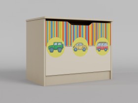 Ящик для игрушек Клаксон (Бежевый/корпус Клен) в Шарыпово - sharypovo.katalogmebeli.com | фото