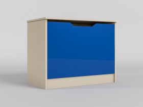 Ящик для игрушек Скай люкс (Синий/корпус Клен) в Шарыпово - sharypovo.katalogmebeli.com | фото