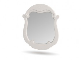Зеркало настенное Мария (Белый глянец) в Шарыпово - sharypovo.katalogmebeli.com | фото